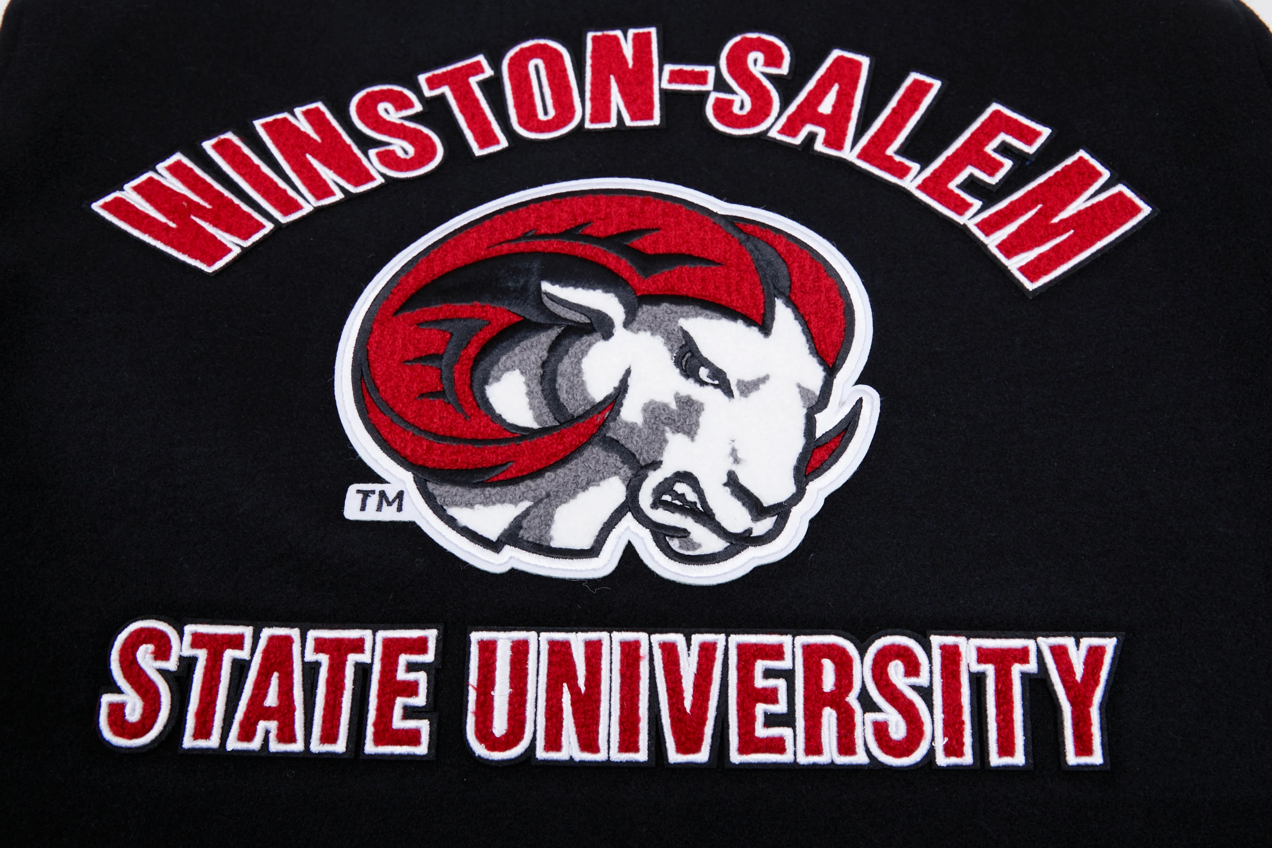 WINSTON SALEM STATE UNIVERSITY CLASSIC WOOL VARSITY JACKET