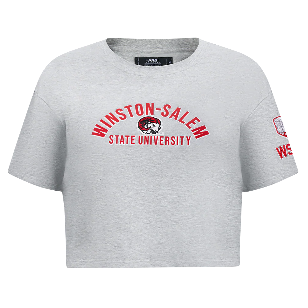 WINSTON-SALEM STATE UNIVERSITY CLASSIC WOMEN'S SINGLE JERSEY BOXY TEE
