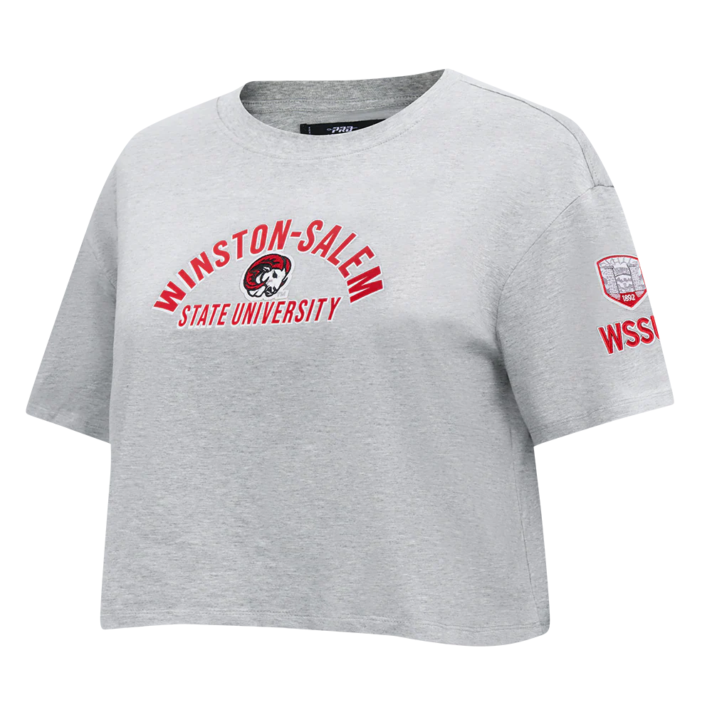 WINSTON-SALEM STATE UNIVERSITY CLASSIC WOMEN'S SINGLE JERSEY BOXY TEE