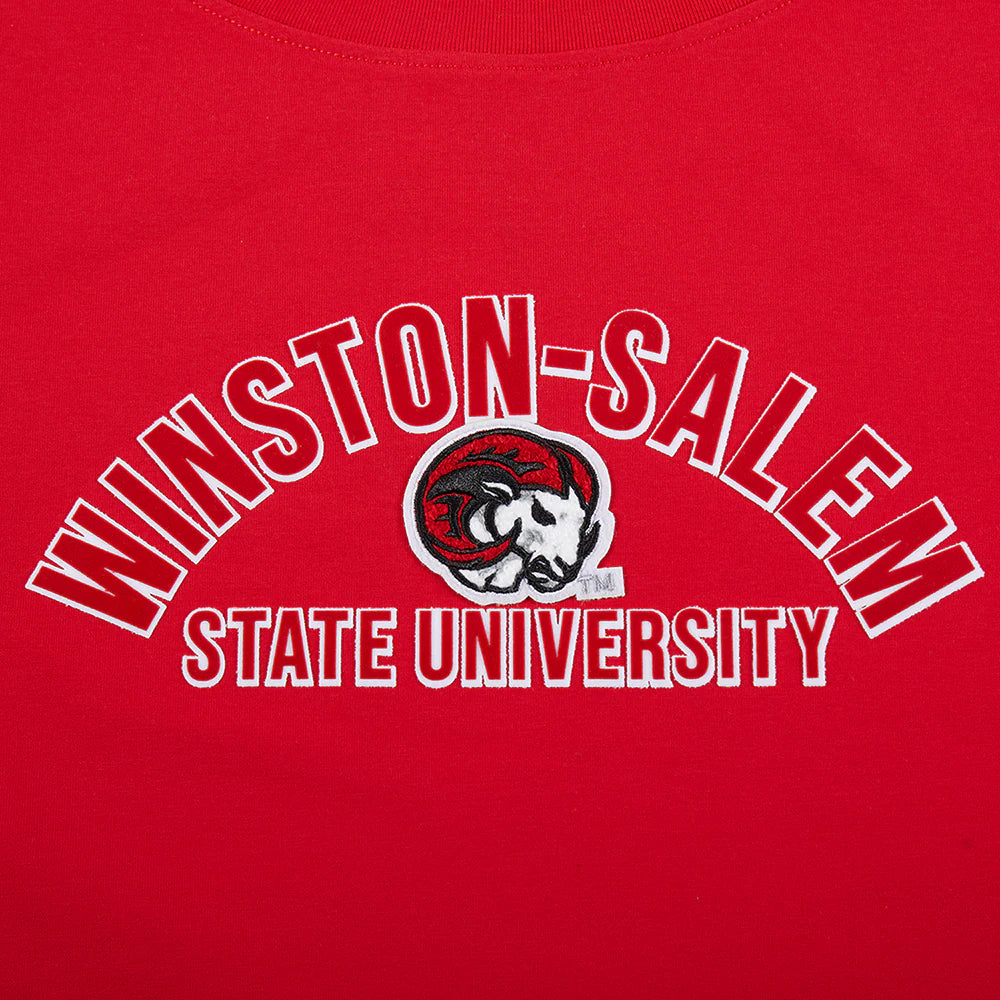 WINSTON-SALEM STATE UNIVERSITY CLASSIC WOMEN'S SINGLE JERSEY BOXY TEE