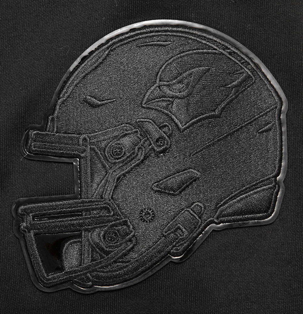 NFL ARIZONA CARDINALS TRIPLE BLACK MEN'S DK FZ HOODIE