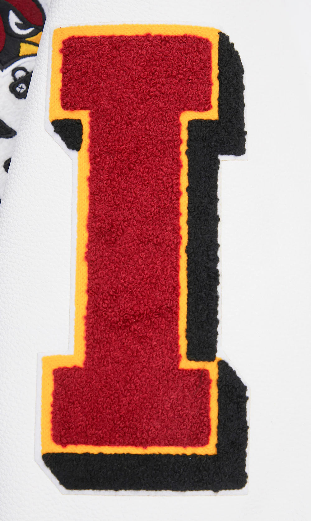 NFL ARIZONA CARDINALS MASHUP MEN'S RIB WOOL VARSITY JACKET