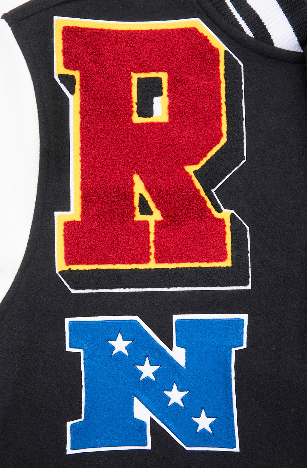 NFL ARIZONA CARDINALS MASHUP MEN'S RIB WOOL VARSITY JACKET