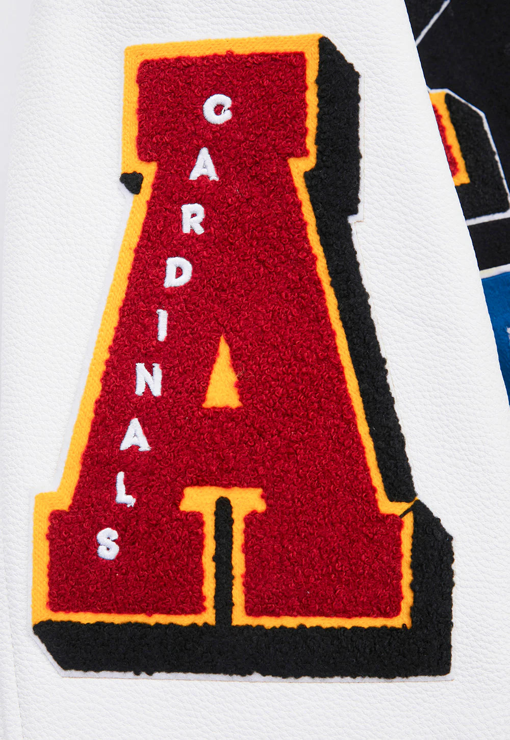 NFL ARIZONA CARDINALS MASHUP MEN'S RIB WOOL VARSITY JACKET