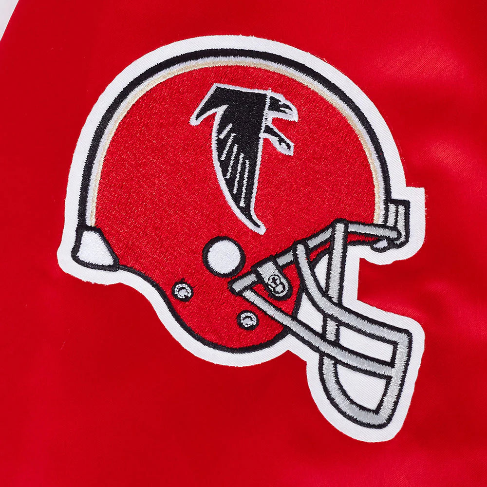 NFL ATLANTA FALCONS RETRO CLASSIC MEN'S RIB SATIN JACKET