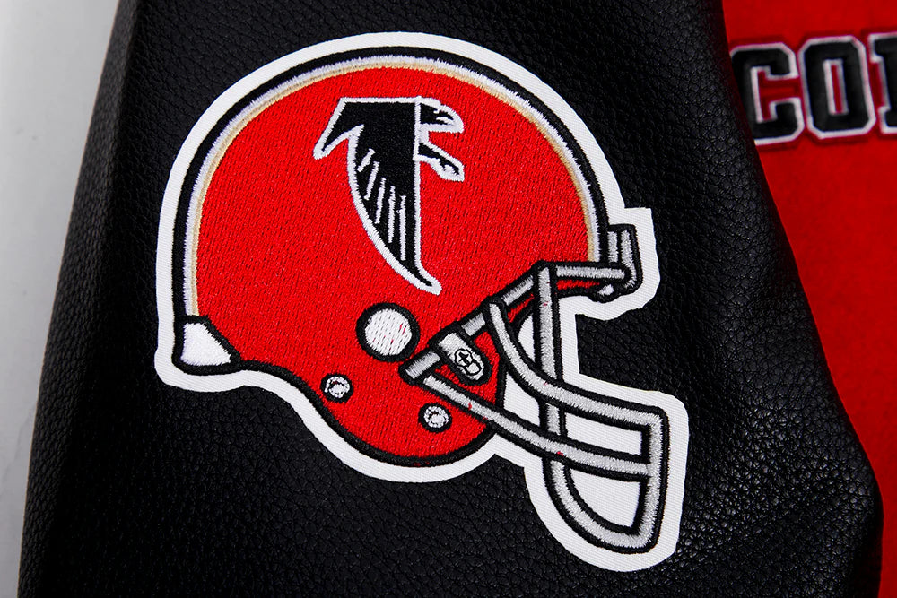 NFL ATLANTA FALCONS RETRO CLASSIC MEN'S RIB WOOL VARSITY JACKET