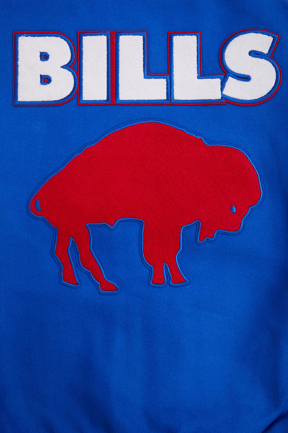 NFL BUFFALO BILLS RETRO CLASSIC MEN'S RIB WOOL VARSITY JACKET