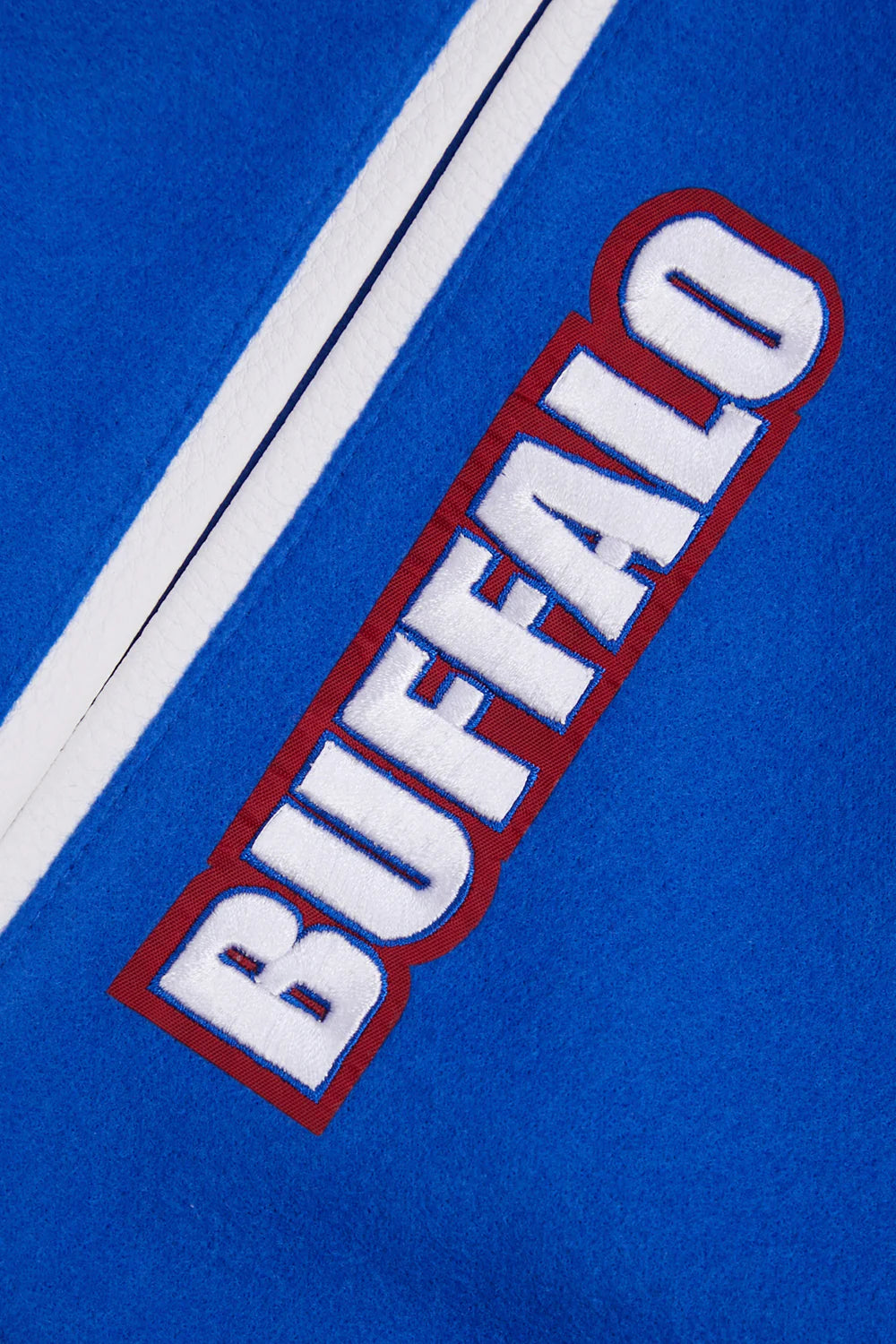 NFL BUFFALO BILLS RETRO CLASSIC MEN'S RIB WOOL VARSITY JACKET