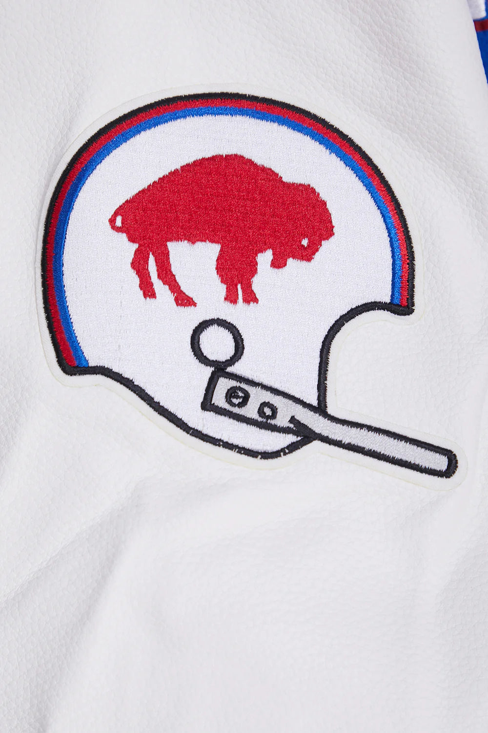 NFL BUFFALO BILLS RETRO CLASSIC MEN'S RIB WOOL VARSITY JACKET