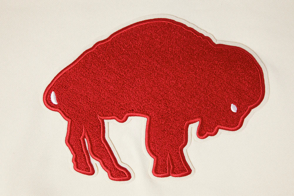 NFL BUFFALO BILLS RETRO CLASSIC WOMEN'S CROPPED PULLOVER HOODIE