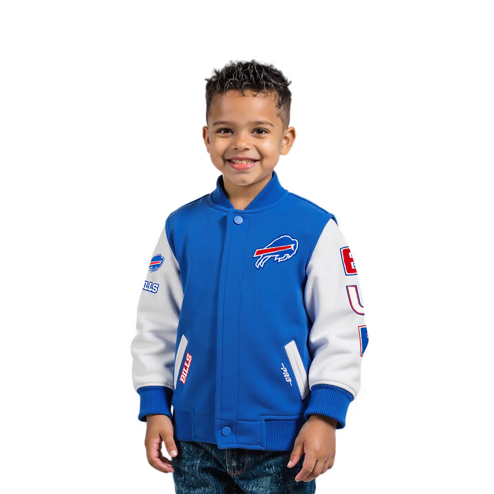 NFL BUFFALO BILLS CLASSIC TODDLER BOYS WOOL VARSITY JACKET