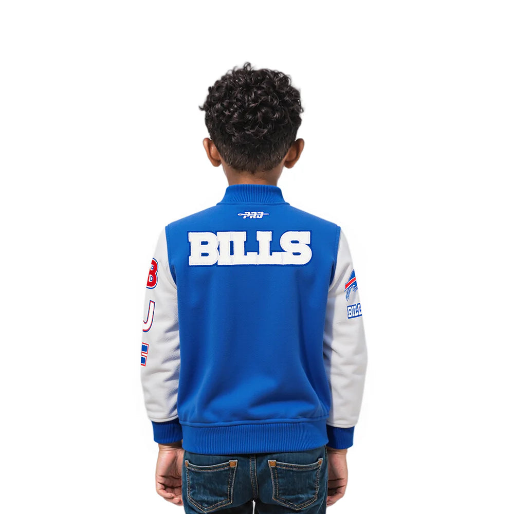 NFL BUFFALO BILLS CLASSIC TODDLER BOYS WOOL VARSITY JACKET