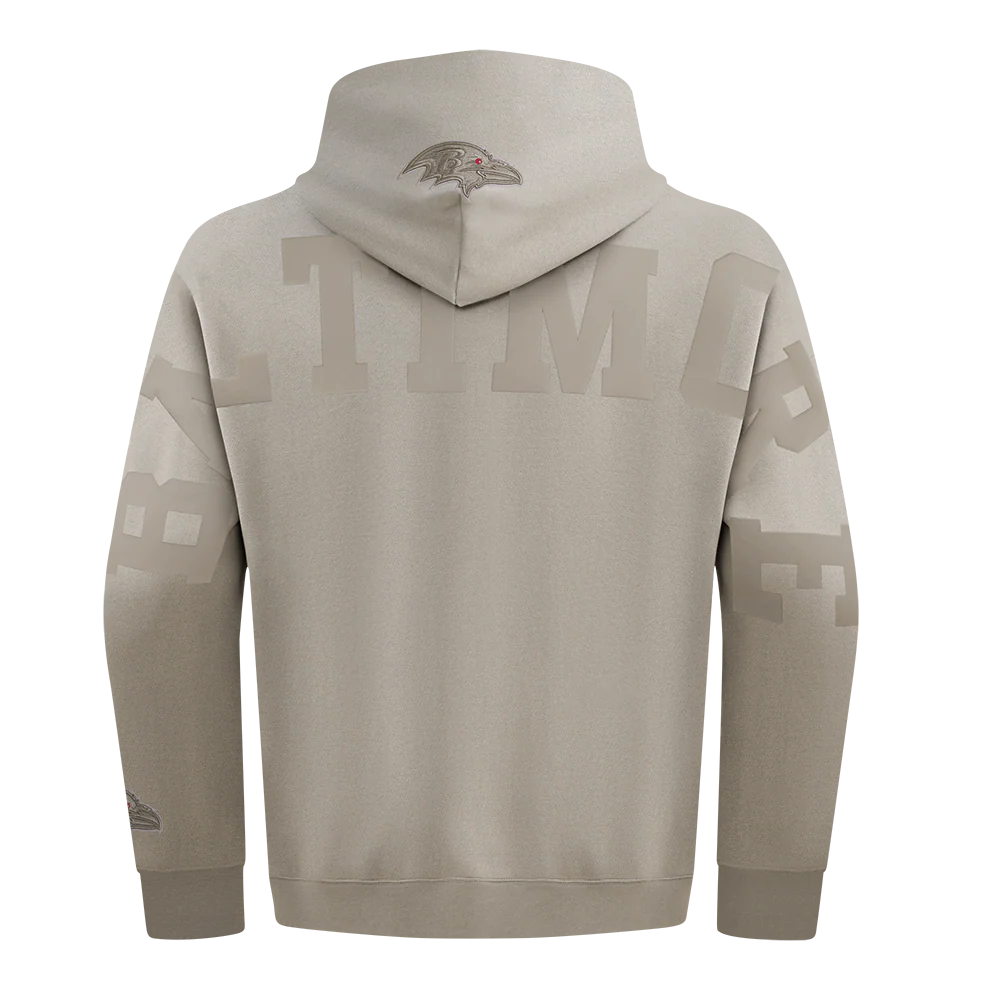 NFL BALTIMORE RAVENS WINGSPAN MEN'S DROP SHOULDER FLC PO HOODIE