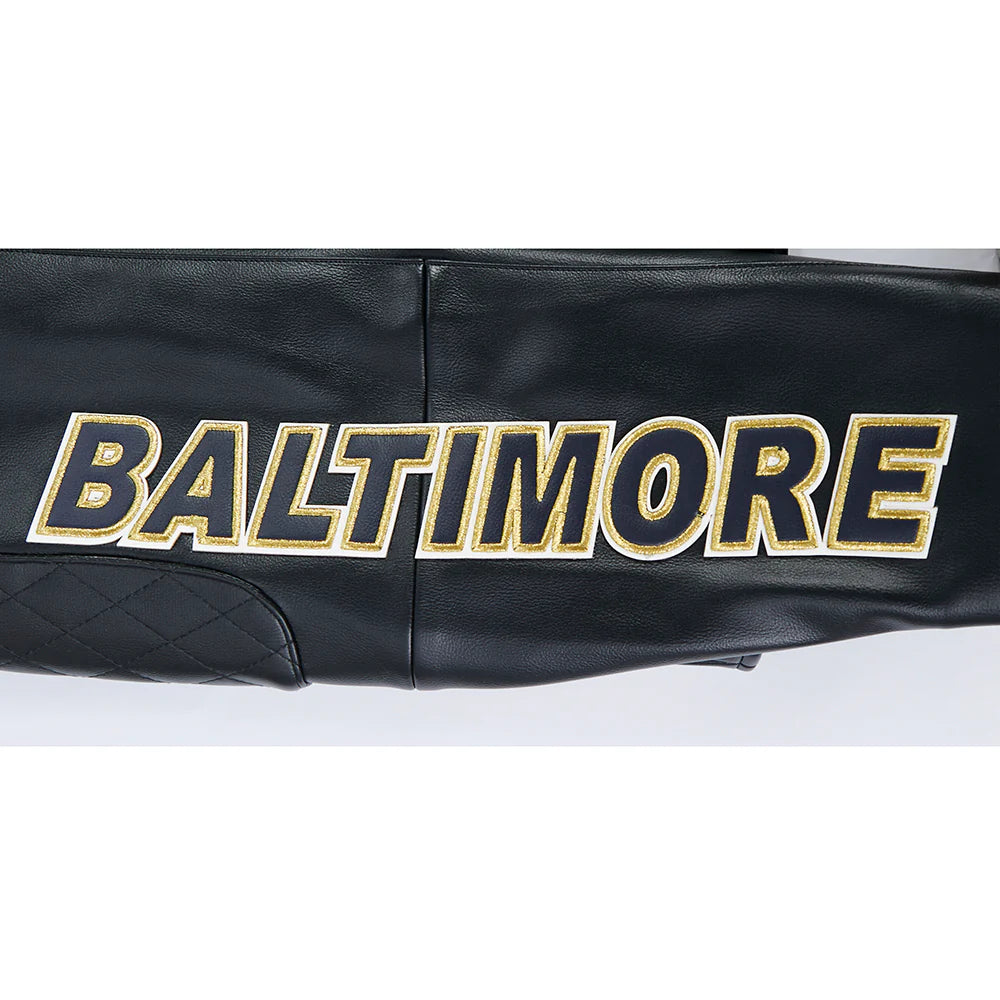 NFL BALTIMORE RAVENS MEN'S MOTO JACKET