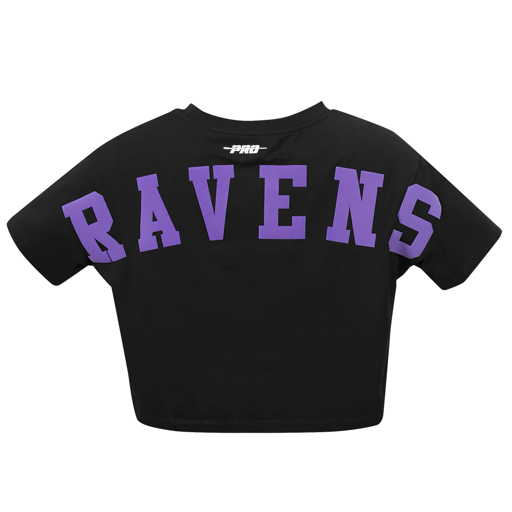 NFL BALTIMORE RAVENS WINGSPAN WOMEN'S SJ BOXY TEE