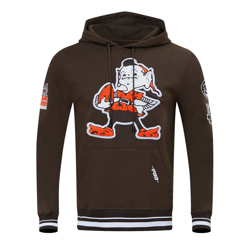 NFL CLEVELAND BROWNS RETRO CLASSIC MEN'S PO HOODIE