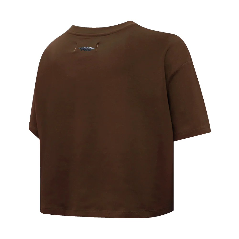 NFL CLEVELAND BROWNS RETRO CLASSIC WOMEN'S BOXY TEE