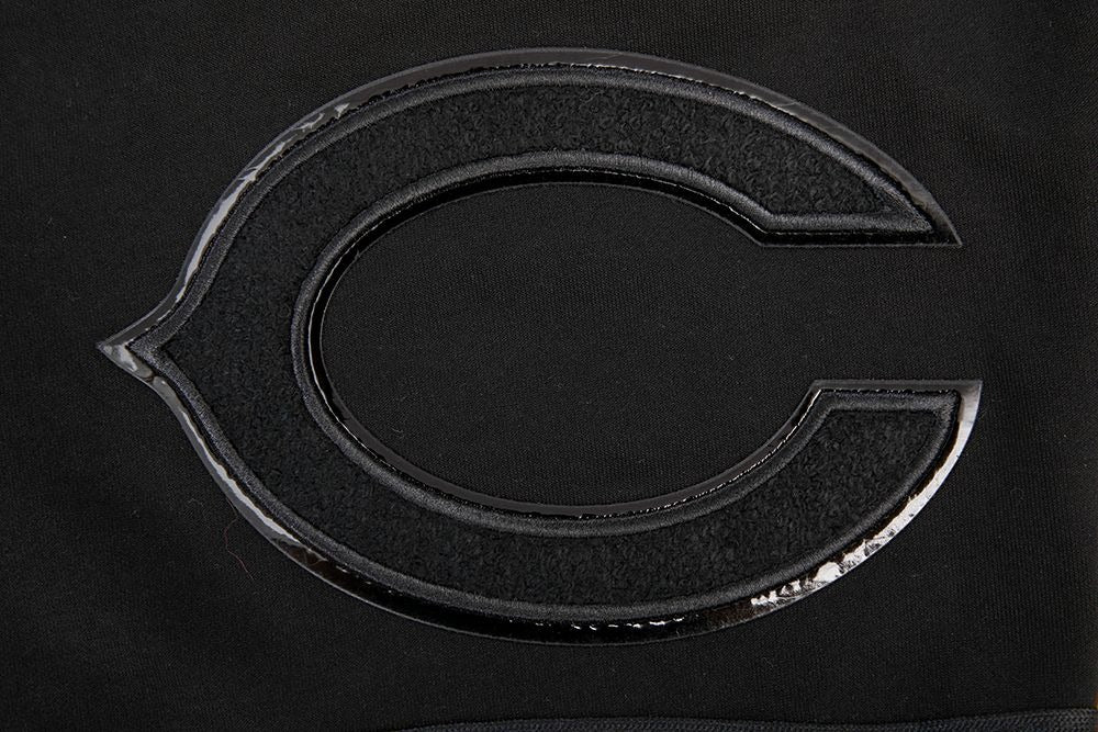 CHICAGO BEARS TRIPLE BLACK ATHLETIC SHORTS