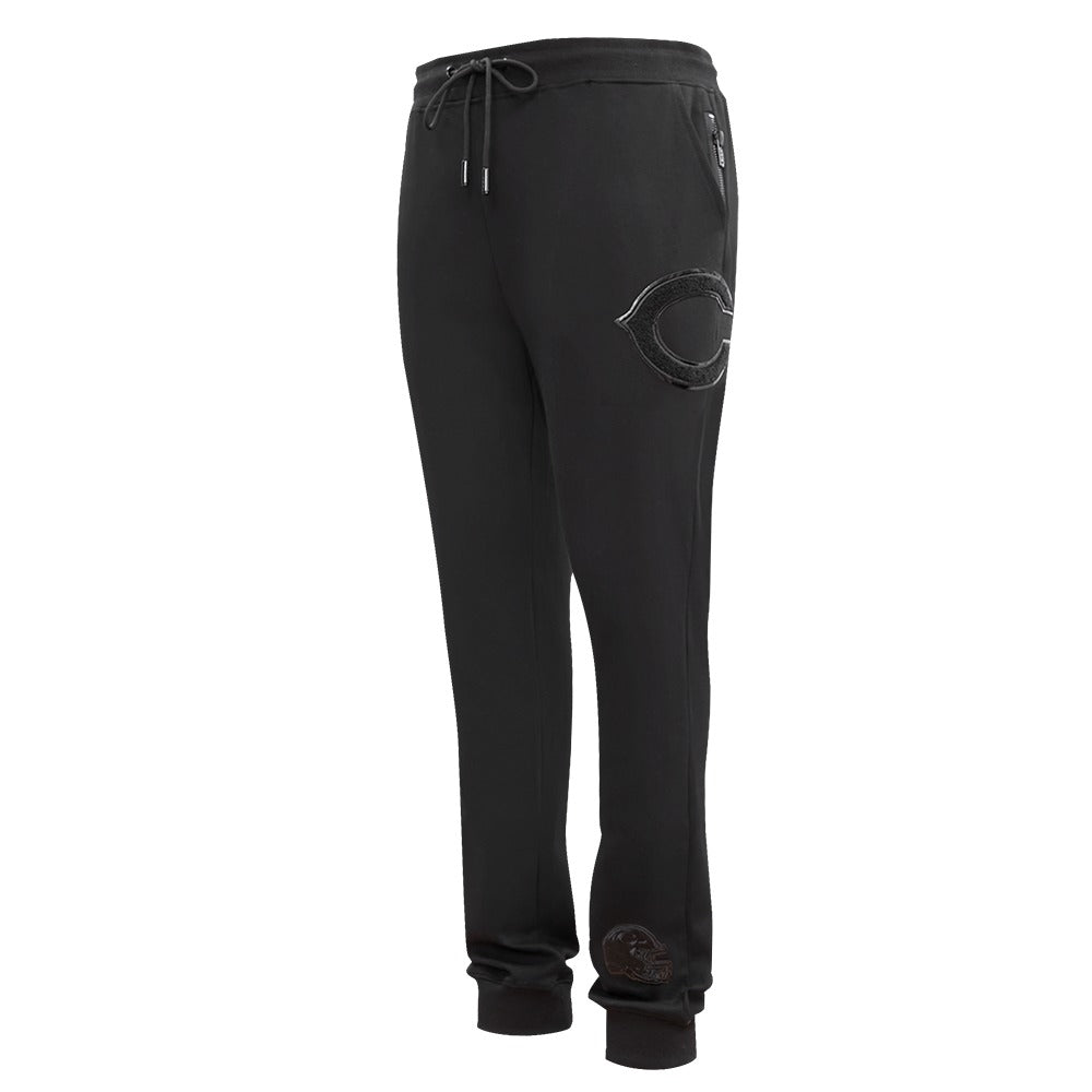 Chicago Bears Triple Black Men's Joggers