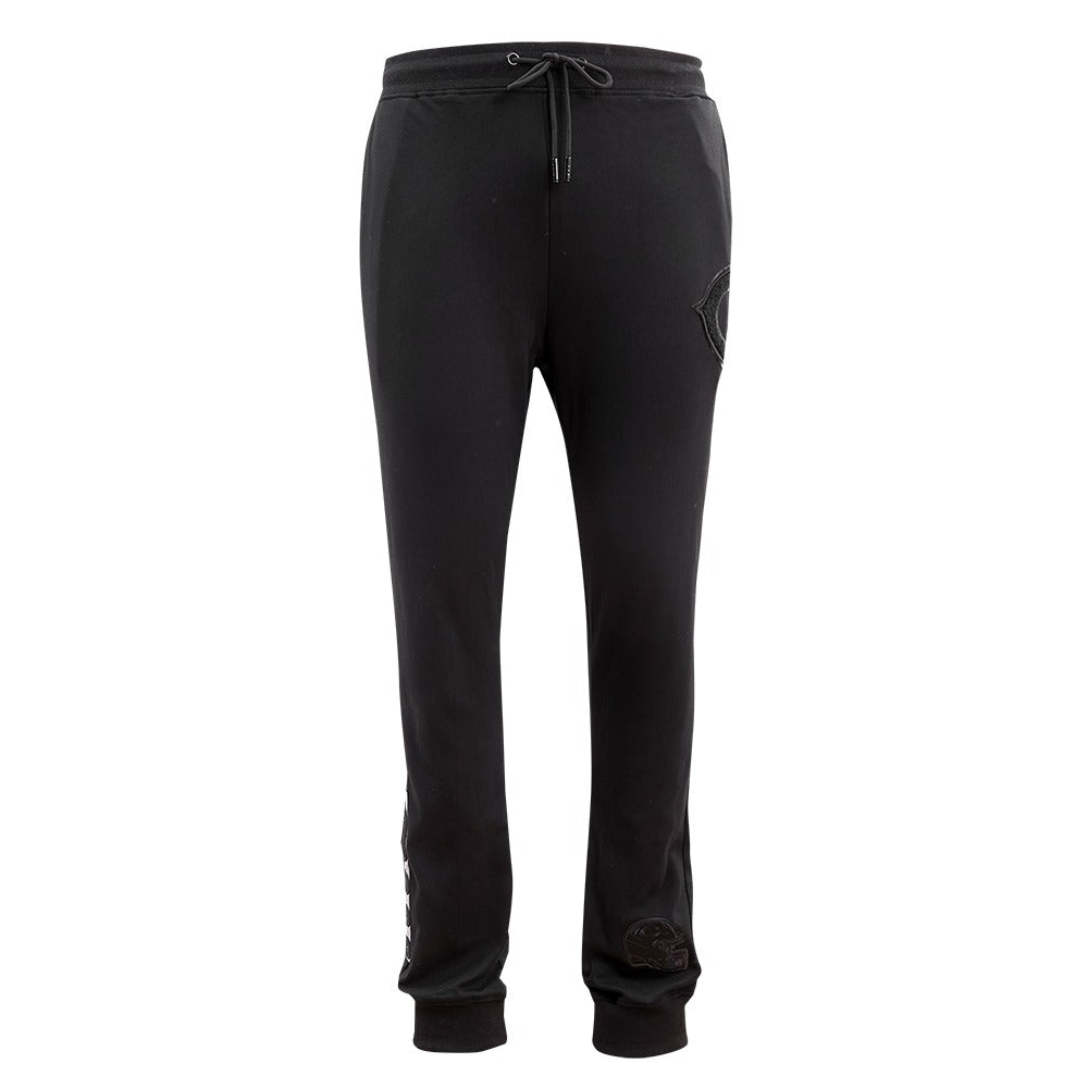 Chicago Bears Triple Black Men's Joggers