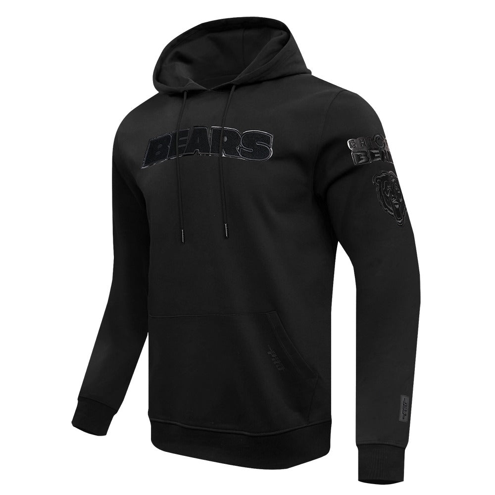 CHICAGO BEARS TRIPLE BLACK DK PO HOODIE TP