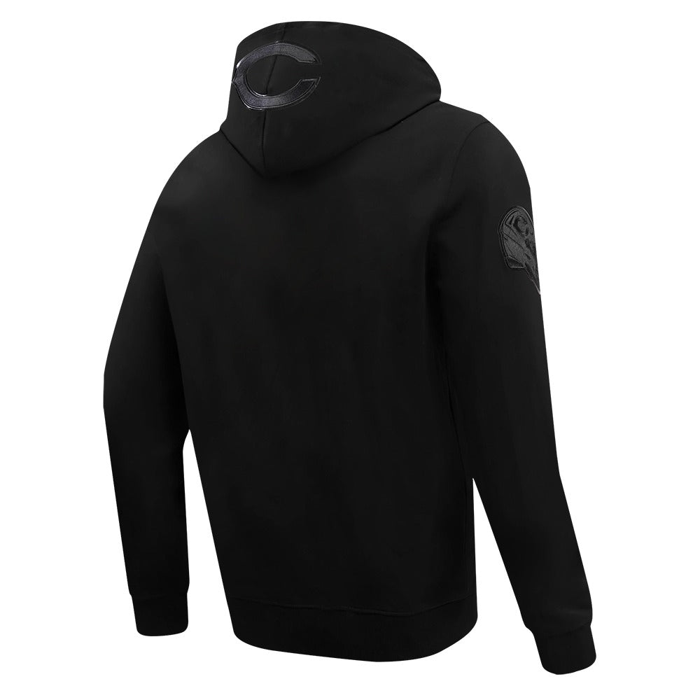 CHICAGO BEARS TRIPLE BLACK DK PO HOODIE TP