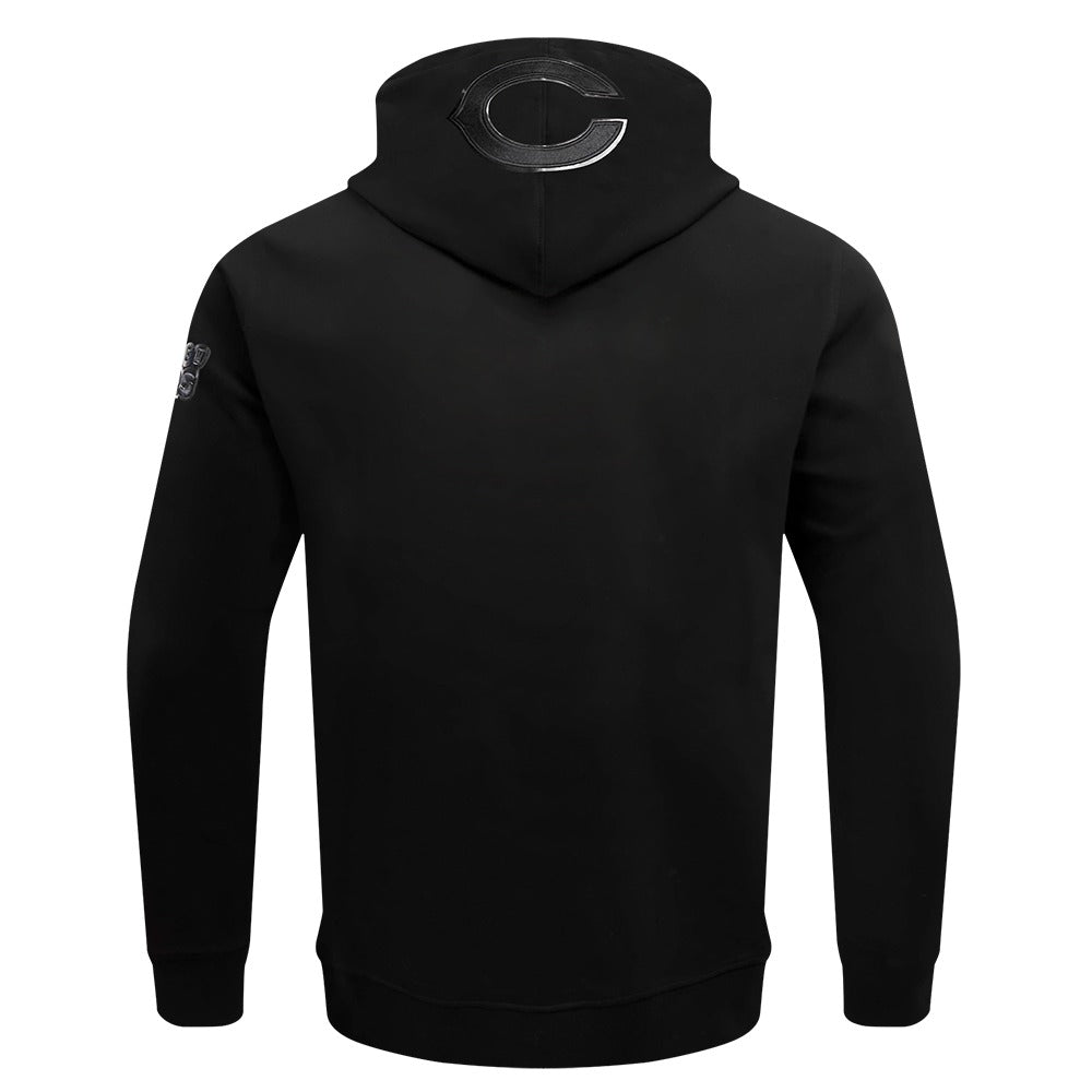CHICAGO BEARS TRIPLE BLACK DK PO HOODIE TP