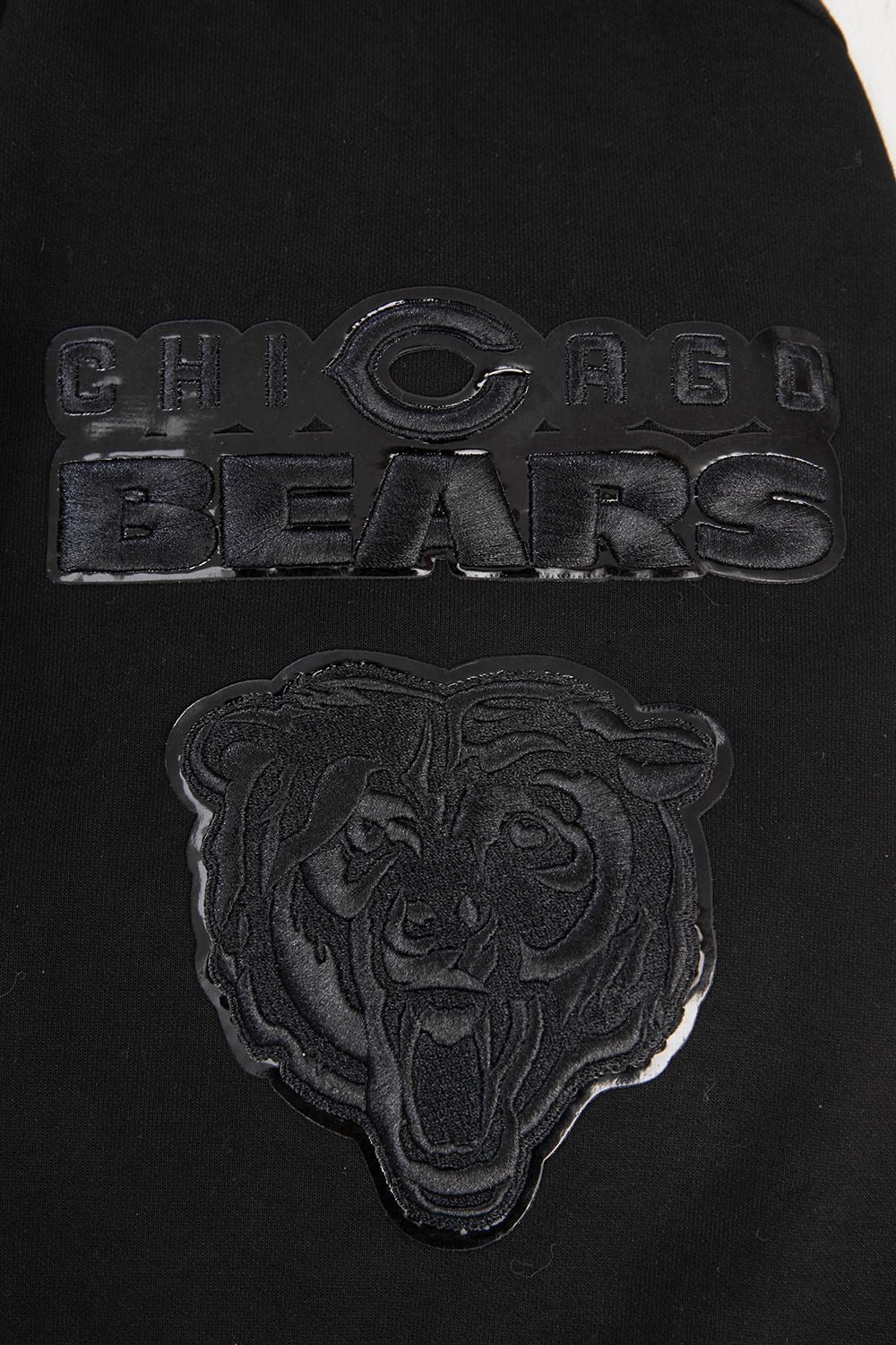 CHICAGO BEARS TRIPLE BLACK DK PO HOODIE TP