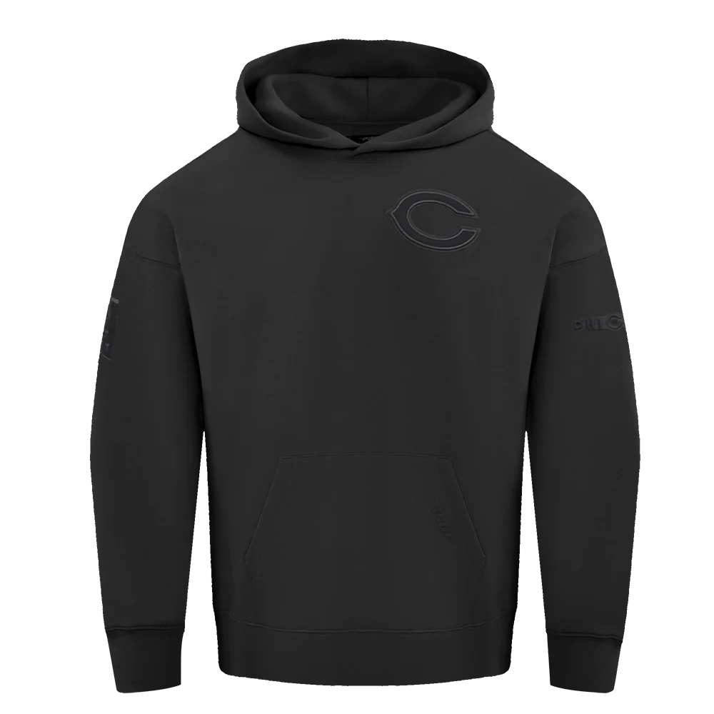 Chicago Bears Neutral Drop Shoulder FLC PO Hoodie – Official Pro Standard NFL Apparel