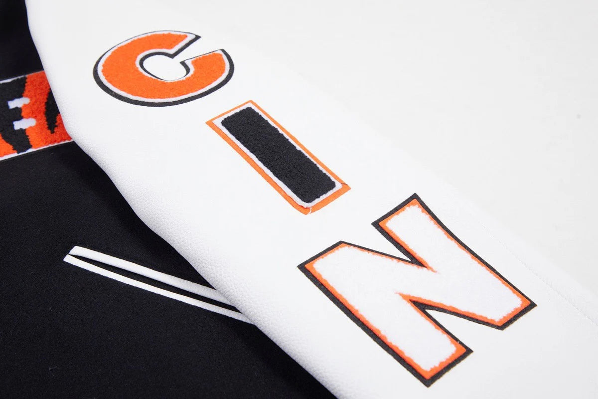 NFL CINCINNATI BENGALS CLASSIC WOOL MEN'S VARSITY JACKET