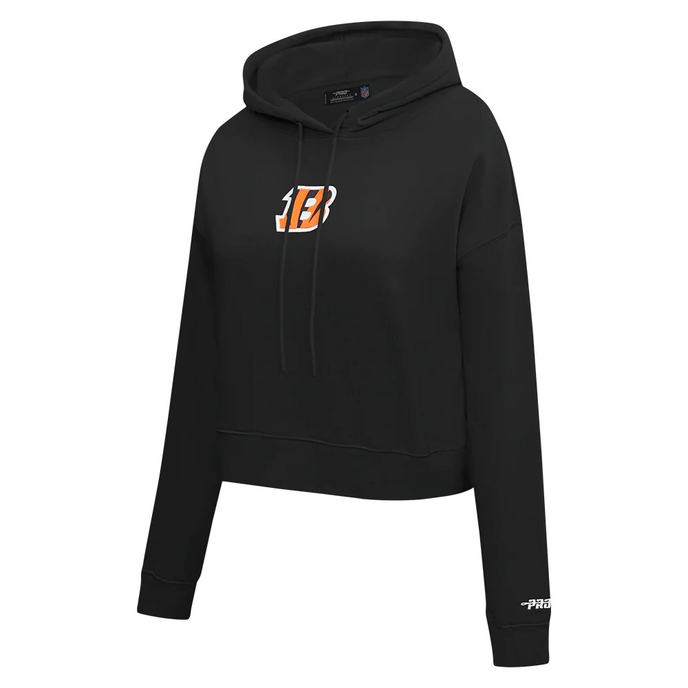 NFL CINCINNATI BENGALS WINGSPAN WOMEN'S FLC CROPPED PO HOODIE