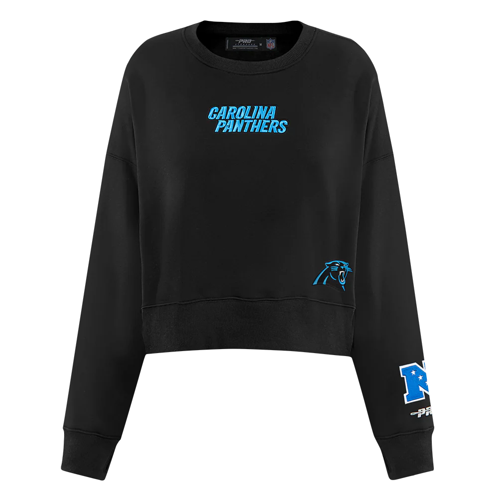 NFL CAROLINA PANTHERS WINGSPAN WOMEN'S FLC CREWNECK