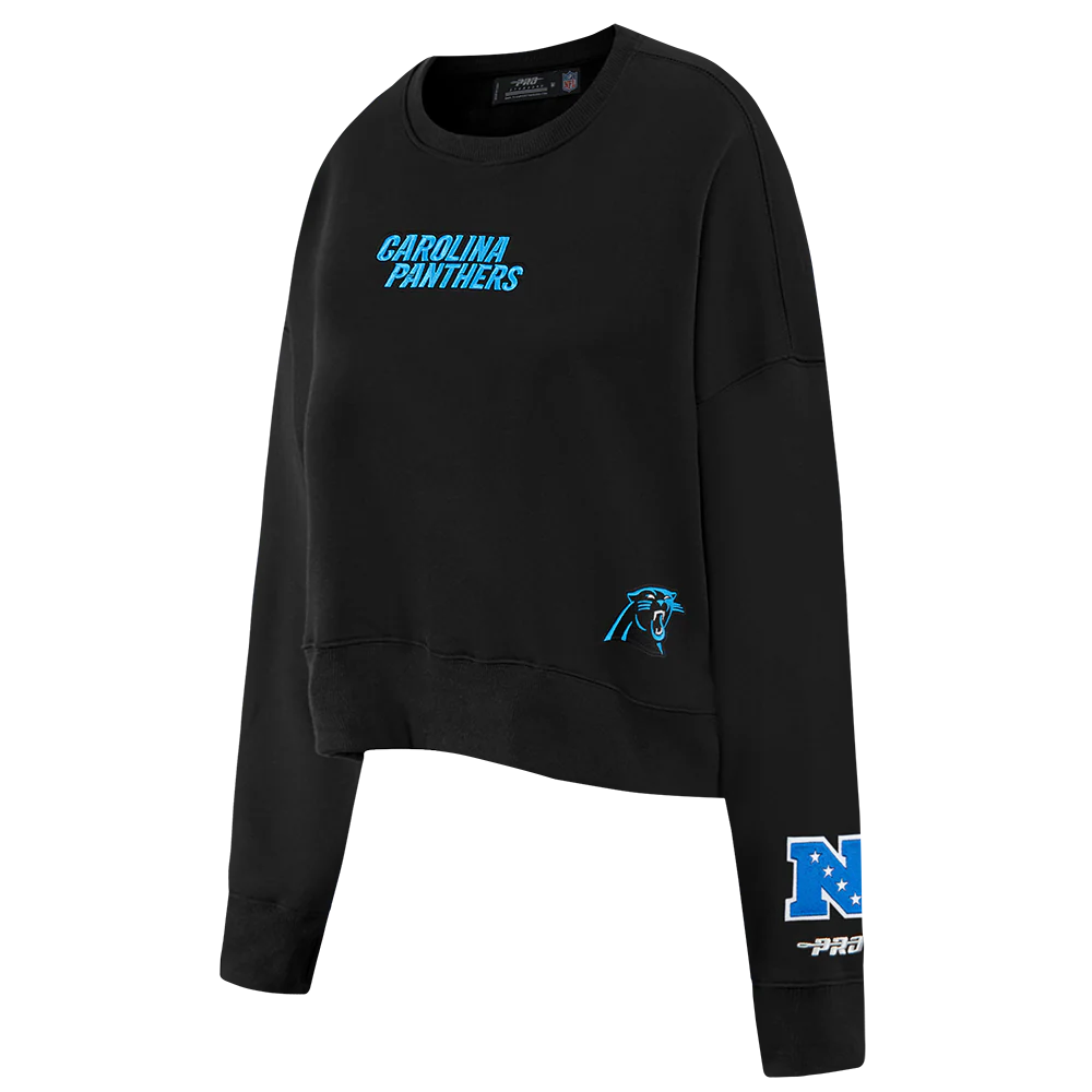 NFL CAROLINA PANTHERS WINGSPAN WOMEN'S FLC CREWNECK