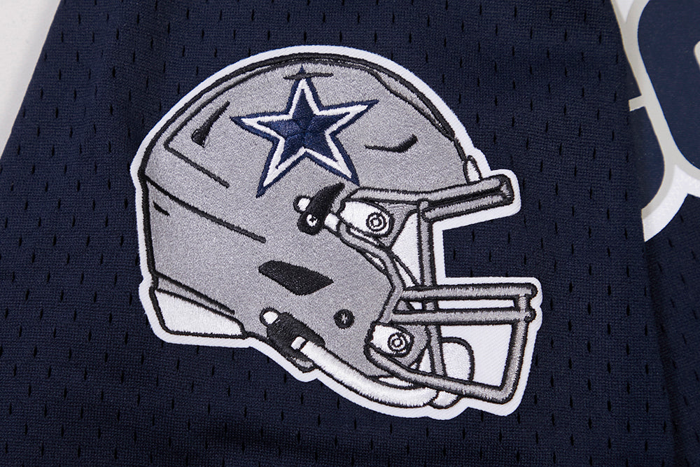 NFL DALLAS COWBOYS LOGO CLASSIC MEN'S MESH BUTTON DOWN JERSEY