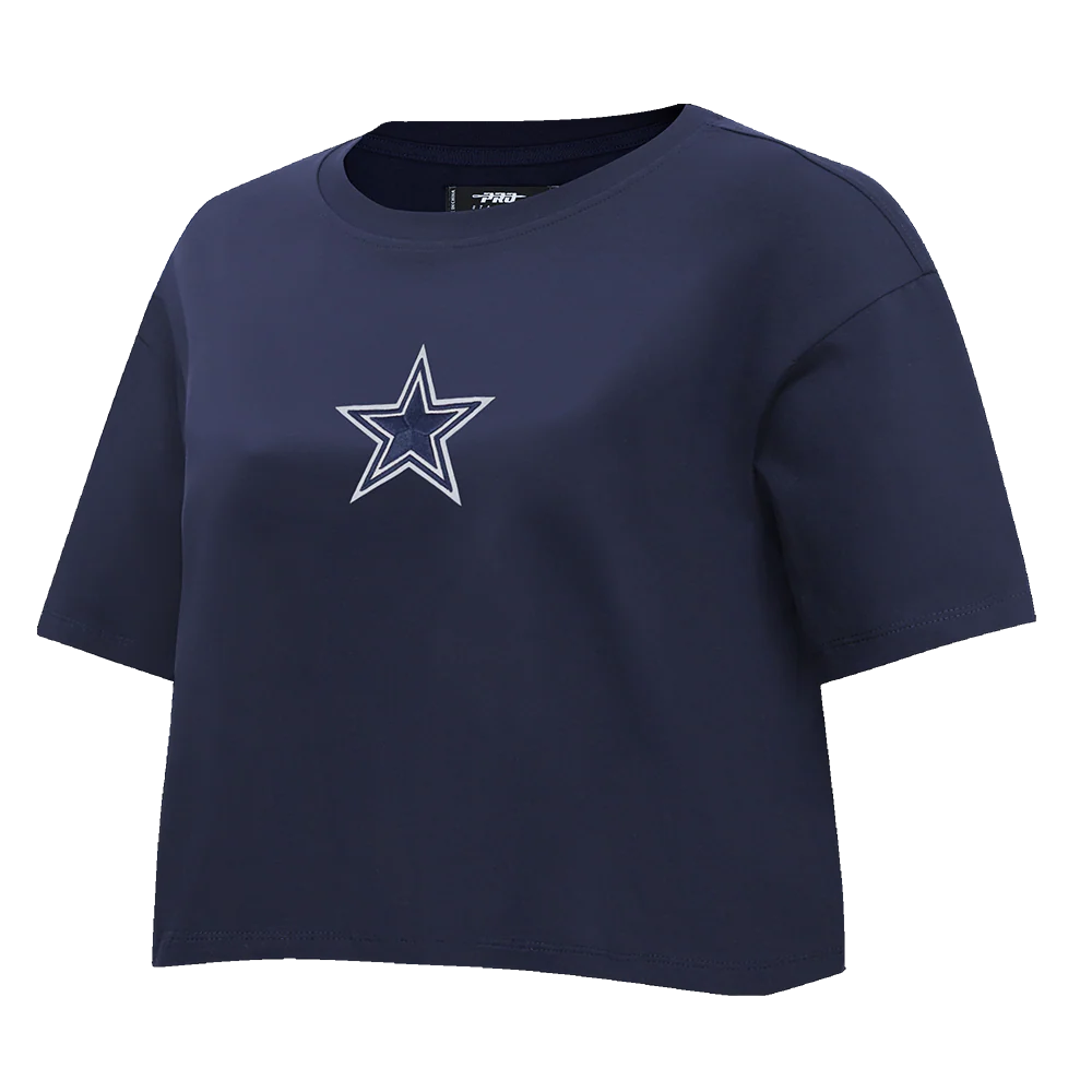 NFL DALLAS COWBOYS WINGSPAN WOMEN'S SINGLE JERSEY BOXY TEE