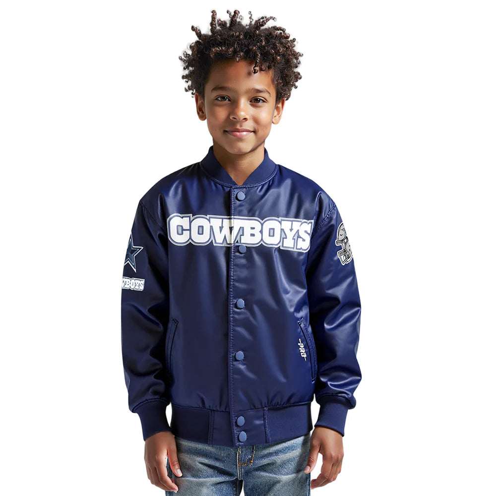 NFL DALLAS COWBOYS CLASSIC BIG BOYS SATIN JACKET