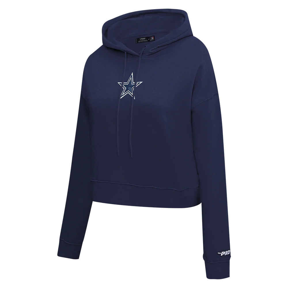 NFL DALLAS COWBOYS WINGSPAN WOMEN'S FLC CROPPED PO HOODIE