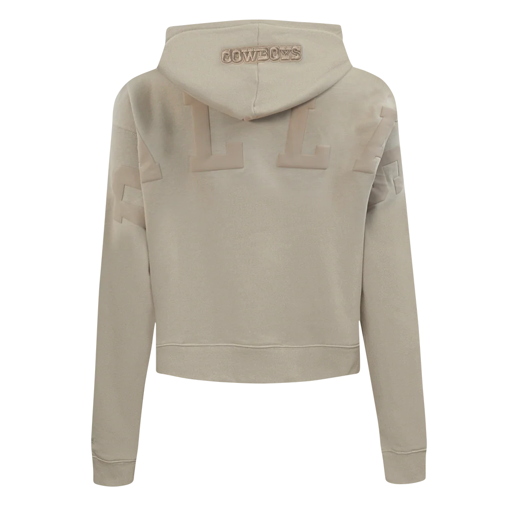 NFL DALLAS COWBOYS WINGSPAN WOMEN'S FLC CROPPED PO HOODIE