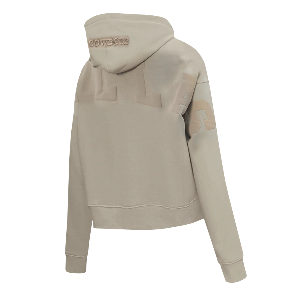 NFL DALLAS COWBOYS WINGSPAN WOMEN'S FLC CROPPED PO HOODIE