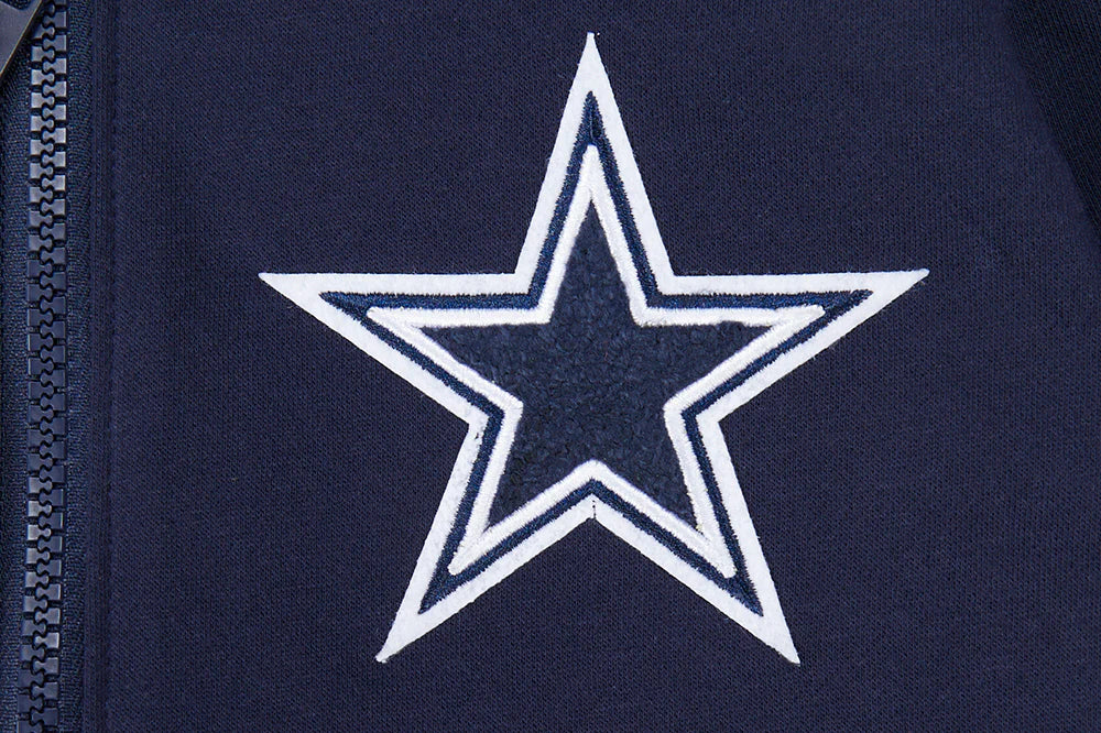 NFL DALLAS COWBOYS CLASSIC LITTLE BOYS FLEECE FULL ZIP HOODIE