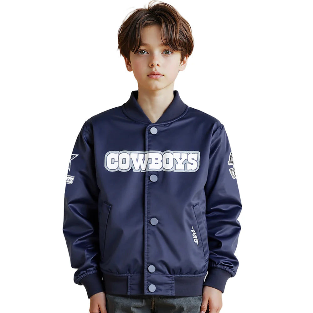 NFL DALLAS COWBOYS CLASSIC LITTLE BOYS SATIN JACKET
