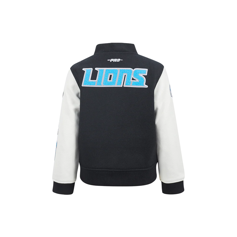 NFL DETROIT LIONS CLASSIC LITTLE BOYS WOOL VARSITY JACKET