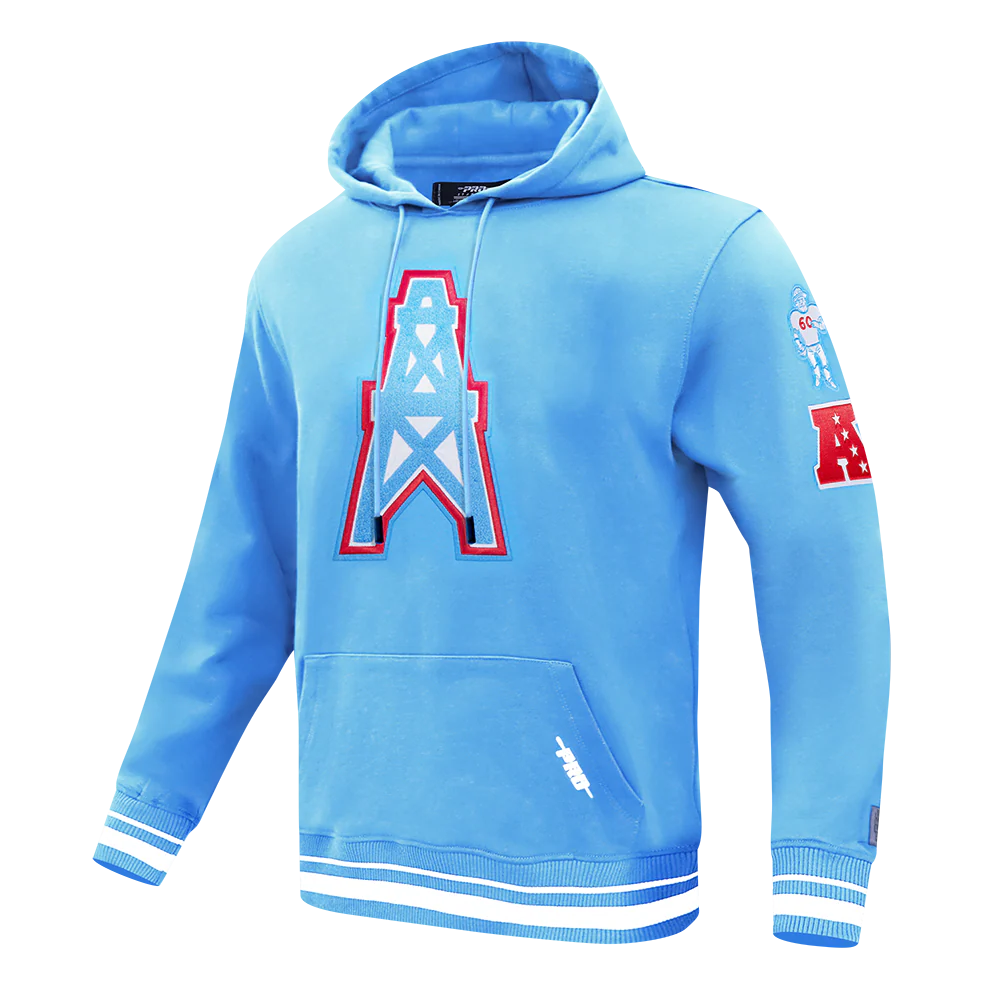 NFL HOUSTON OILERS RETRO CLASSIC MEN'S PULLOVER HOODIE