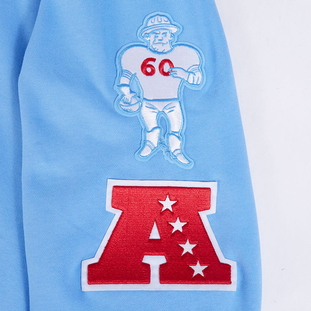 NFL HOUSTON OILERS RETRO CLASSIC MEN'S PULLOVER HOODIE