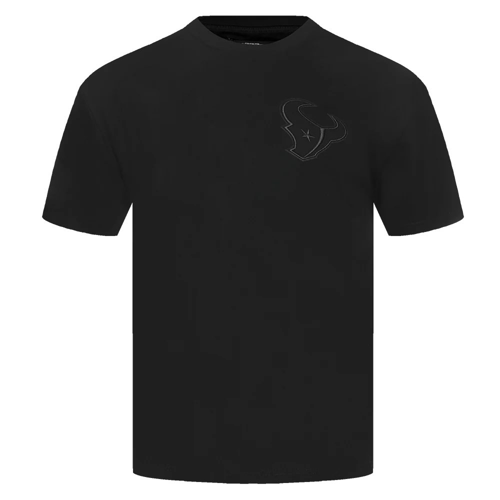 NFL HOUSTON TEXANS NEUTRAL MEN'S COTTON JERSEY DROP SHOULDER TEE