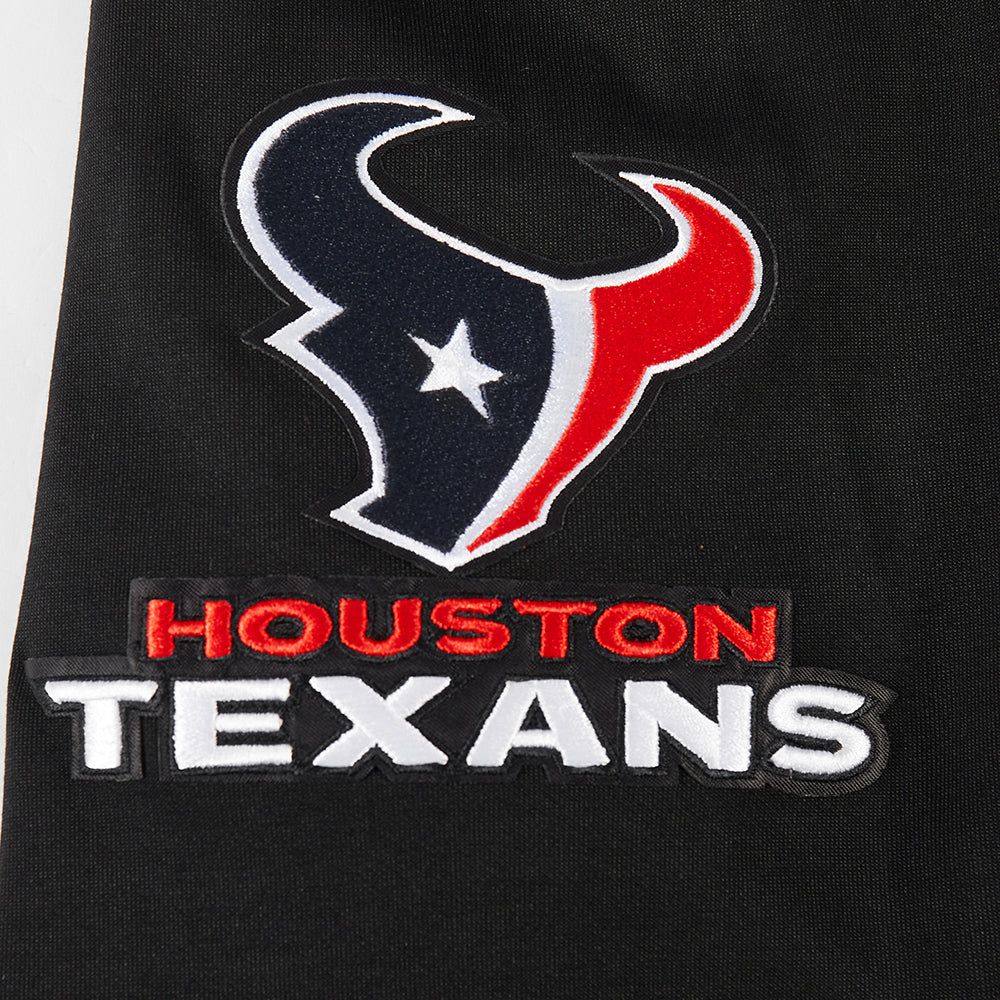 NFL HOUSTON TEXANS CLASSIC CHENILLE MEN'S DOUBLE KNIT PULLOVER HOODIE
