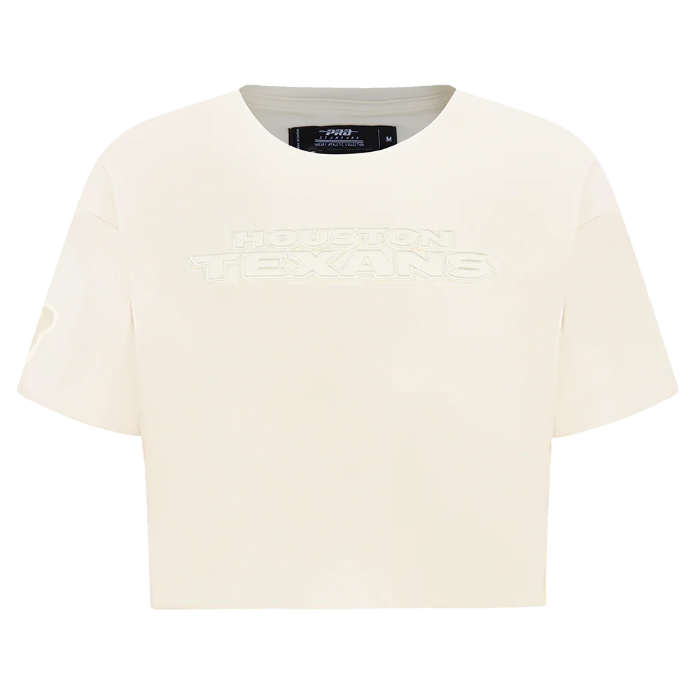 NFL HOUSTON TEXANS NEUTRAL WOMEN'S BOXY TEE