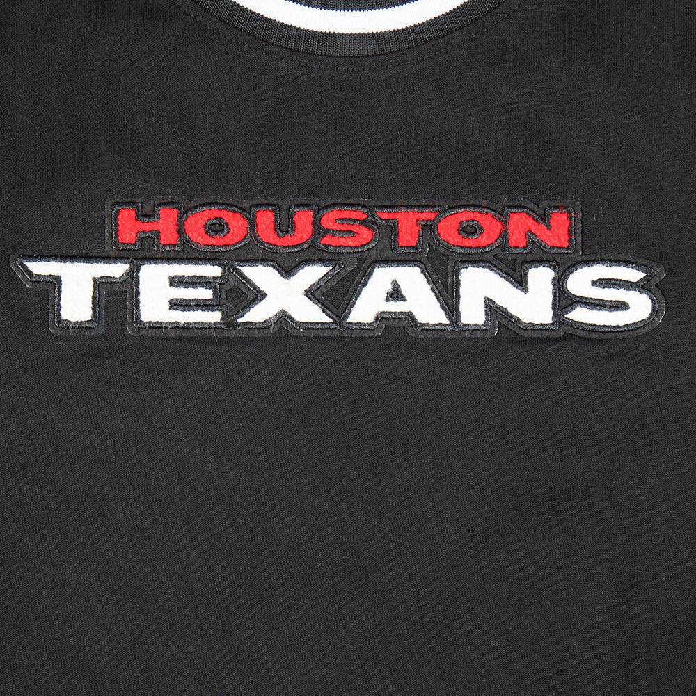 NFL HOUSTON TEXANS CLASSIC LITTLE BOYS SHORT SLEEVE STRIPED RIB TEE