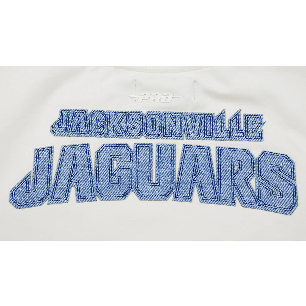 NFL JACKSONVILLE JAGUARS VARSITY BLUES WOMEN'S SJ BOXY TEE
