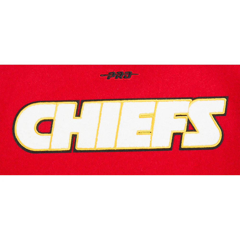 NFL KANSAS CITY CHIEFS CLASSIC BIG BOYS WOOL VARSITY JACKET